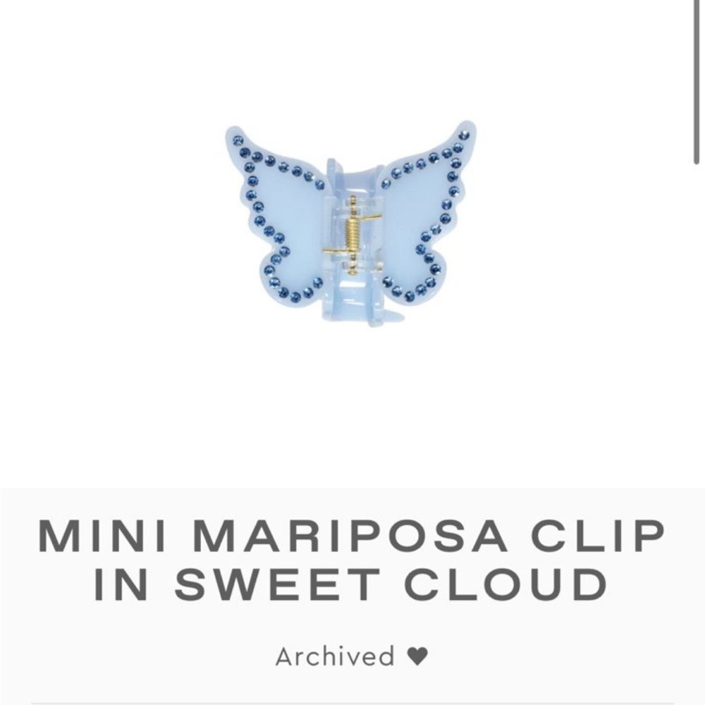 Emi Jay MINI MARIPOSA CLIP IN SWEET CLOUD
HAIR CLAW